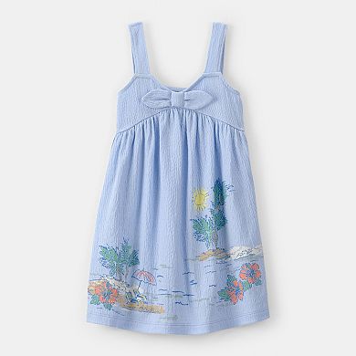 Toddler Girl Carter's Scenic Beach Sleeveless Dress