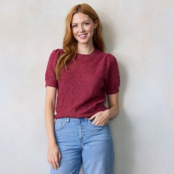 Women's LC Lauren Conrad Pointelle Sweater Top