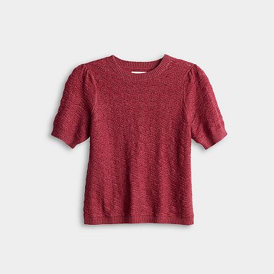 Women's LC Lauren Conrad Pointelle Sweater Top