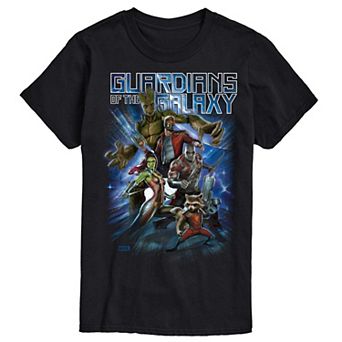 Men's Marvel Guardians Of The Galaxy Star Burst Graphic Tee