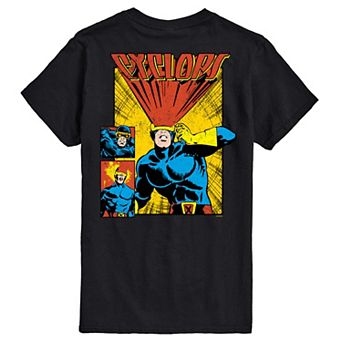 Men's Marvel X-Men Cyclops Comic Panels Graphic Tee