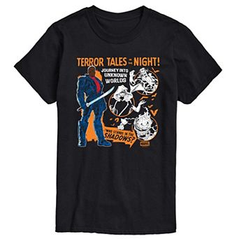 Men's Marvel Blade Terror Tales In The Night Graphic Tee