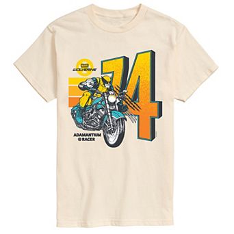 Men's Marvel Wolverine Retro Motorcycle Racing 74 Graphic Tee