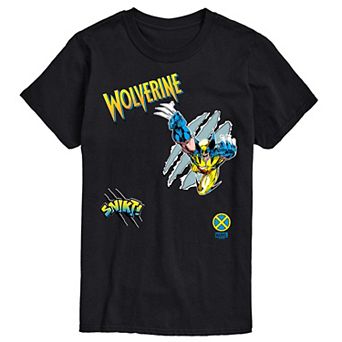 Men's Marvel Wolverine Patchwork Graphic Tee