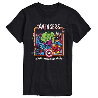 Men's Marvel The Avengers Earth's Mightiest Heroes Graphic Tee