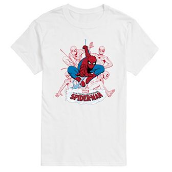Men's Marvel Your Friendly Neighborhood Spider-Man Line Art Graphic Tee