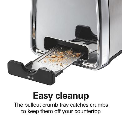 Hamilton Beach 2 Slice Toaster with Bagel and Defrost Functions