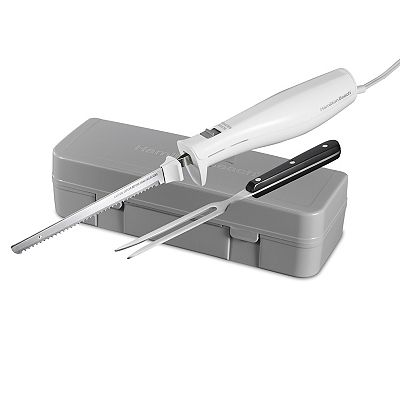 Hamilton Beach Electric Knife Set with Fork and Storage Case