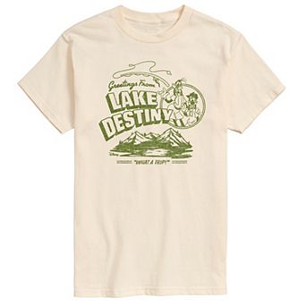 Disney's A Goofy Movie Men's Greetings From Lake Destiny Graphic Tee