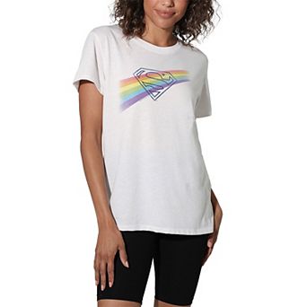 Juniors' DC Comics Superman Distressed Outline Graphic Tee