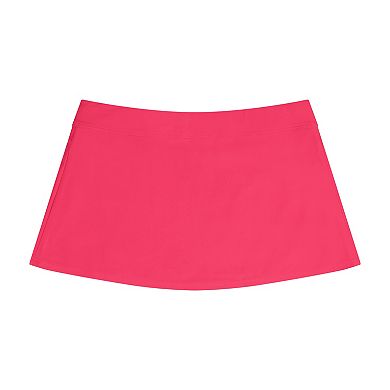 Girls 4-20 ZeroXposur 3-Piece V-Neck Tankini Top, Brief & Cover-Up Flap Skirt Set in Regular & Plus Size