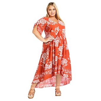 Avenue Women's Plus Size Val Dress