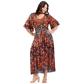 Avenue Women's Plus Size Val Dress