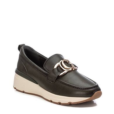 Carmela Leather Collection Women's Wedge Moccasins 161822