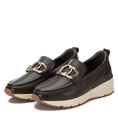 Carmela Leather Collection Women's Wedge Moccasins 161822