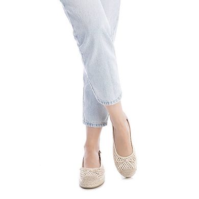 Refresh Comfort Women's Braided Platform Ballerinas 172549
