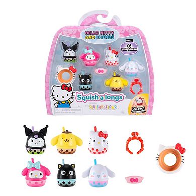 Hello Kitty 6-pk. Mini Squish-a-longs Collectible Figures