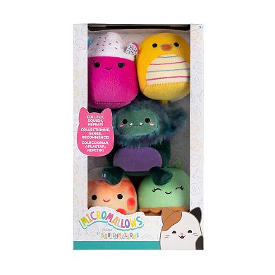 SQUISHMALLOWS 5-Pk. Plush Micromallows Soft Toys
