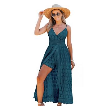 Women's Cupshe Slip Smocking Jumpsuit Dress