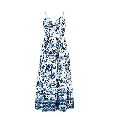 Women's Cupshe Floral Twist Keyhole Maxi Dress