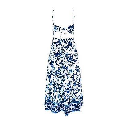Women's Cupshe Floral Twist Keyhole Maxi Dress