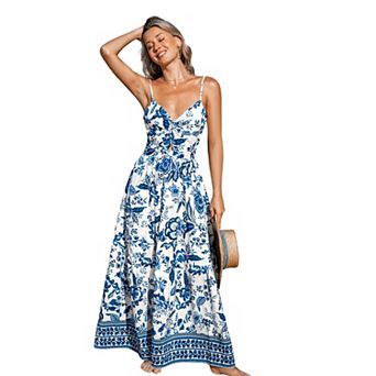 Women's Cupshe Twist Keyhole Maxi Dress