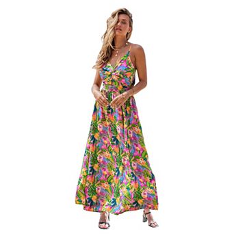 Women's Cupshe Twist Keyhole Maxi Dress