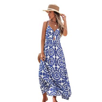 Women's Cupshe Twist Keyhole Maxi Dress