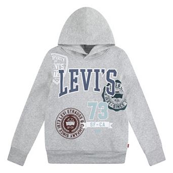 Boys 8-20 Levi's® Prep Crest Graphic Pullover Hoodie