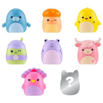 SQAL 8 pk Cute Animal Squish Toys