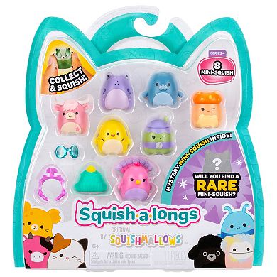 SQAL 8-pk. Cute Animal Squish Toys