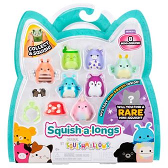 Squish-a-longs 8 pk Mini Squish Collectible Toys