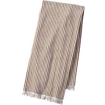 Lands' End Cotton Yarn-Dyed Stripe Bath Towel