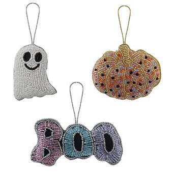 Celebrate Together™ Halloween 3 pc Cute Beaded Tree Ornament Set