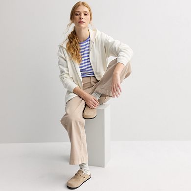 Women's Sonoma Goods For Life® Fleece Zip-Up Hoodie