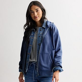 Women's Sonoma Goods For Life® Fleece Zip-Up Hoodie