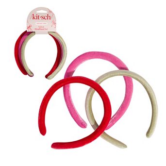 Kitsch Velvet Headband 3 pc Set