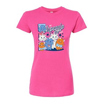 Disney's The Aristocats Juniors' Arpeggio Tour Fitted Tee