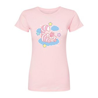 Disney's Alice In Wonderland Cheshire Cat Juniors' Fitted Tee