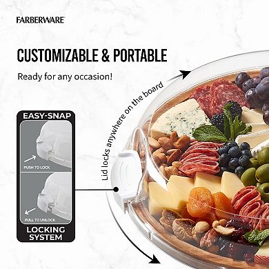 Farberware® 14-Inch Acacia Round Cutting Board