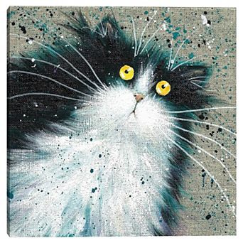 16" x 16" Cat Canvas Wall Art