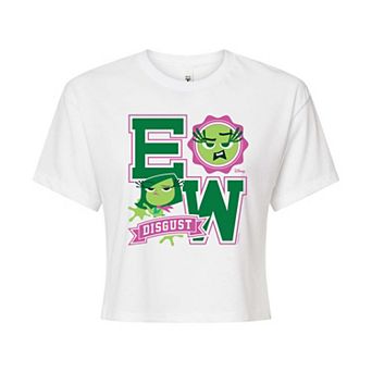 Disney / Pixar's Inside Out 2 Disgust Juniors' Ew Cropped Tee