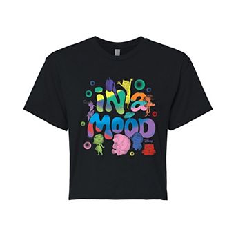 Disney / Pixar's Inside Out 2 Juniors' In A Mood Cropped Tee