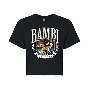 Disney's Bambi Juniors' Est. 1942 Cropped Tee