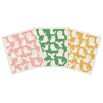 Studio Oh! 3 pk Do It All Dogs Dish Cloths
