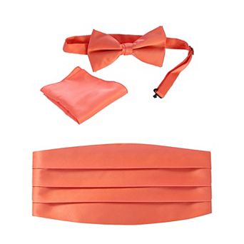 Gioberti Boy's Adjustable Satin and Paisley Cummerbund Set