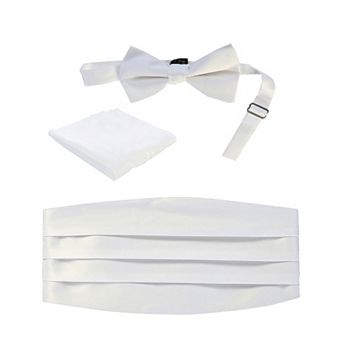 Gioberti Boy's Adjustable Satin and Paisley Cummerbund Set