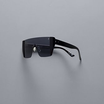 Women’s Simply Vera Vera Wang Raul Oversized Shield Sunglasses