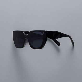 Women’s Simply Vera Vera Wang Launa 63mm Oversized Square Sunglasses