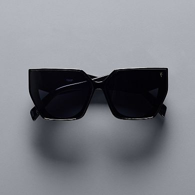 Women’s Simply Vera Vera Wang Launa 63mm Oversized Square Sunglasses